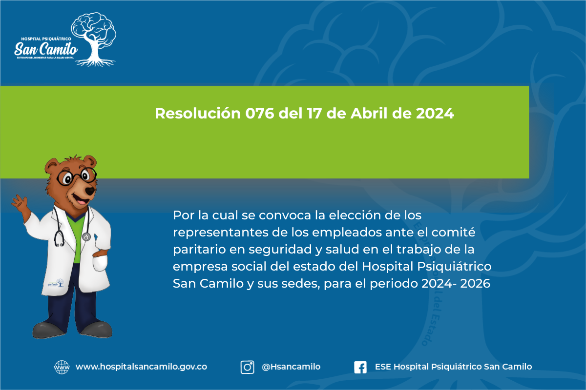 Resolución 76 del 17 de Abril 2024.